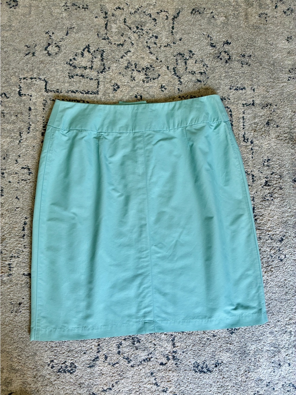 Tailored Mint Green Pencil Skirt